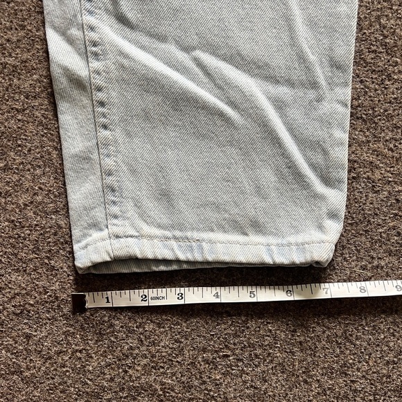 NWT Vintage Lee High Rise Mom Jeans Size 28x29 Elastic Waist Tapered Relaxed Fit - Picture 15 of 16